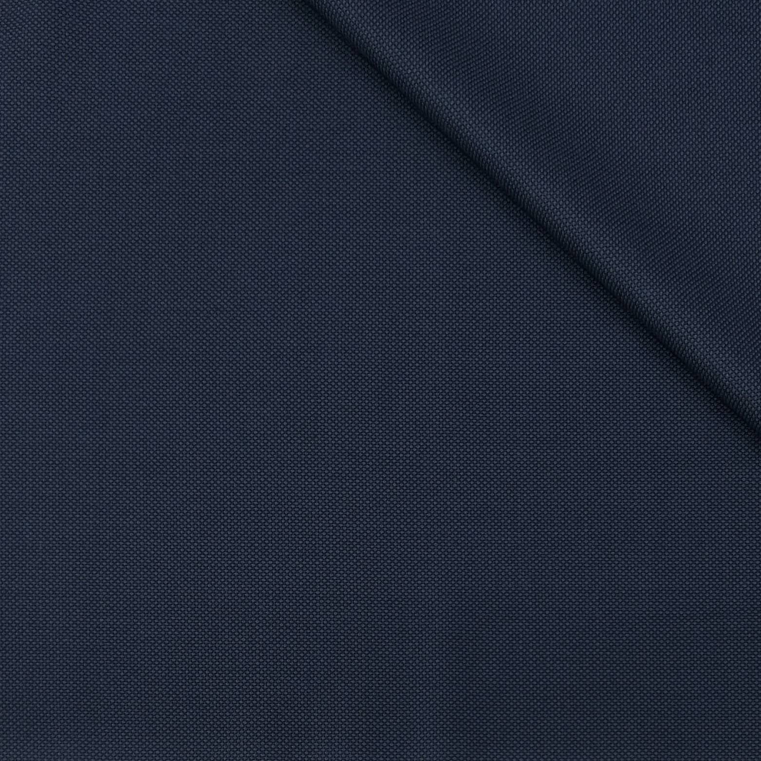 Trouser Fabric Canetti Italy Luxury 100s Wool Blended Dobby Colour Space Blue